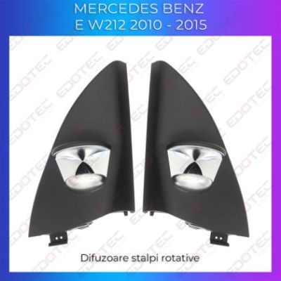 Lumini Ambientale NIGHTVIBE difuzoare stalpi rotative Mercedes E W212 CLS W218 control pe sistemul original sau telefon