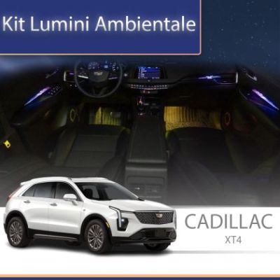 Lumini Ambientale NIGHTVIBE Cadillac XT4 set complet control telefon sau sistem original