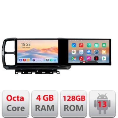 Navigatie Citroen C5 Aircross Edotec 2 ecrane  8 core 4+128 21.6 inch Incell android Wifi 5Ghz gps internet  Kit-aircross