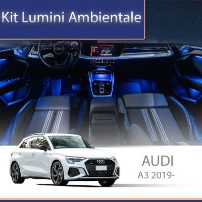 Lumini Ambientale NIGHTVIBE Audi A3 2021-2022  set complet control telefon sau sistem original