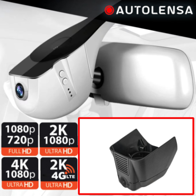 Cameră DVR Land Rover Defender 2018 Velar, cameră față 1080p Autolensa, Model 24/7  Negru ELH07