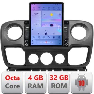 Navigatie Opel Movano, Renault Master 2010-2021 Android radio gps internet  Octa Core 4+64GB 9.7" tip Tesla LTE v2