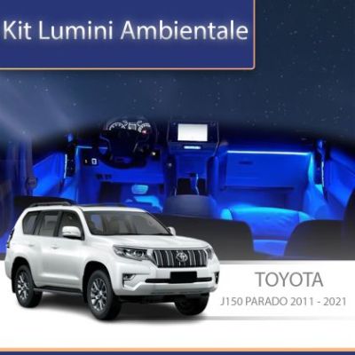 Lumini Ambientale NIGHTVIBE Toyota Prado 2011-2021 set complet control telefon sau sistem original
