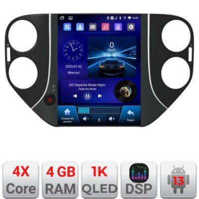 Navigatie VW Tiguan 2013-2016 tip tesla radio gps internet 4 Core carplay android auto 4+64 Incell Display kit-tesla-tiguan-14+EDT-E220-RK
