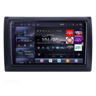 Navigatie Fiat Stilo Edotec Kit-STILO 8 core QLED 2K 16+512GB 360 Android Waze USB Navigatie Internet Youtube Radio