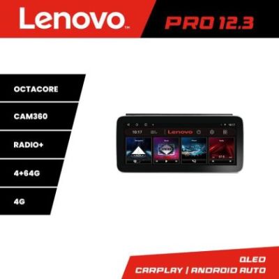 Navigatie Seat Arona Lenovo PRO 4+64 12.3 inch qled android 4G DSP gps internet  8Core