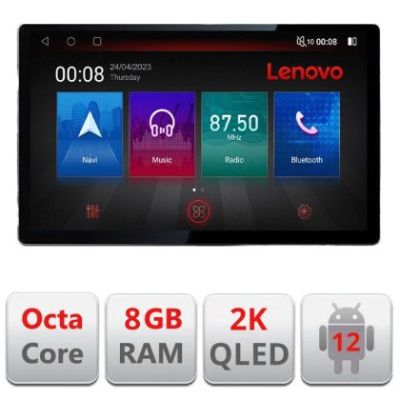 Navigatie Audi A4 B6 N-050 ecran 13" 2K 8+128 Android Waze USB Navigatie 4G 360 Toslink Youtube Radio