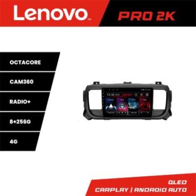 Navigatie Citroen Jumpy Toyota Proace Peugeot Traveller Lenovo Kit-jumpy16 8 core QLED 2K 8+256 360 Android Waze USB Navigatie Internet Youtube