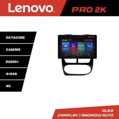 Navigatie Renault Clio 4 V1 K-467 Lenovo PRO 4+64 13 inch 2K android 4G DSP gps internet  8Core