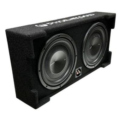 Subwoofer pasiv cu incinta, Phoenix Gold, 350 w rms, 700 w max, difuzor 2x10", 2 ohm