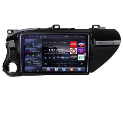 Navigatie Toyota Hilux 2016- Edotec Kit-TY59 8 core QLED 2K 16+512GB 360 Android Waze USB Navigatie Internet Youtube Radio