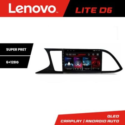 Navigatie Seat Leon MIB Lenovo Kit-306 8 core 6+128 GB Android Waze USB Navigatie Internet Youtube Radio