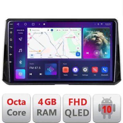Navigatie Toyota Corolla/Auris 2018- B-388 Android Ecran QLED octa core 4+64 carplay android auto KIT-388+EDT-E310V3