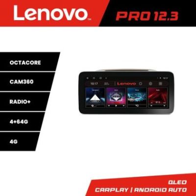 Navigatie Nissan Micra 2002-2010 Lenovo PRO 4+64 12.3 inch qled android 4G DSP gps internet  KIT-micra2003