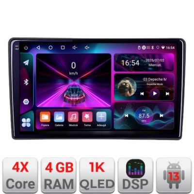 Navigatie Peugeot 308 2013-2017 A-308 cu Android Radio Bluetooth internet  4+64 InCell Display 1K
