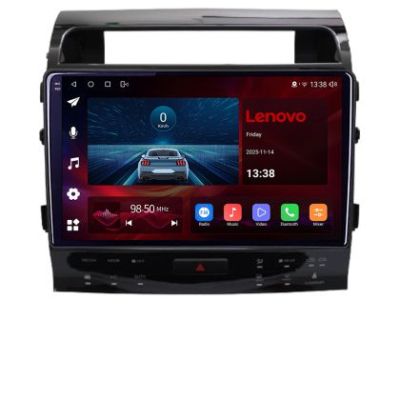Navigatie Toyota Landcruiser L200 V8 2008-2020, Lenovo Ultra Original, Qualcomm 8-Core, 4G, Camera 360, CarPlay Wireless, 4+64GB, 10.1"