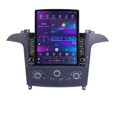 Navigatie Ford S-max 2006-2014 dedicata Ouad core 4+32 ecran vertical 9.7" DSP 360 FHD AHD Android radio gps internet  KIT-smax-navi+EDT-E709