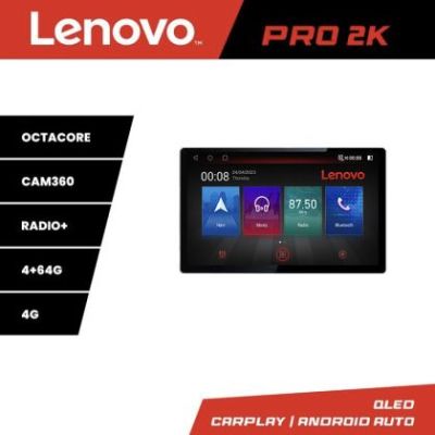 Navigatie Toyota Auris dupa 2017 K-Auris Lenovo PRO 4+64 13 inch 2K android 4G DSP gps internet