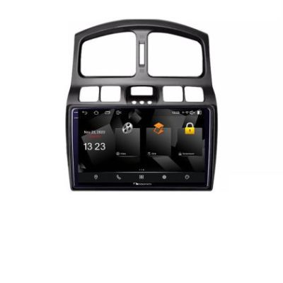 Navigatie Hyundai Santa Fe 2000-2006 Android Octa Core Qualcomm 2K Qled 8+128 DTS DSP 360 4G Optical