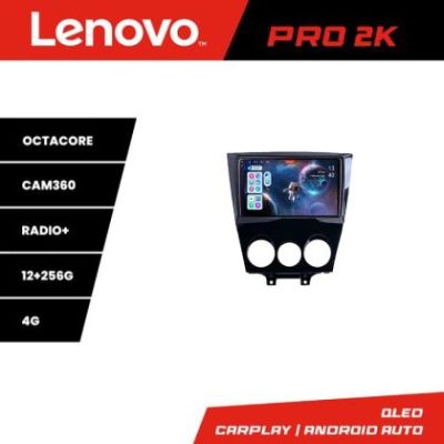 Navigatie Mazda RX8 2003-2008 Android radio gps internet 8 core QLED 2K 12+256 360 Lenovo