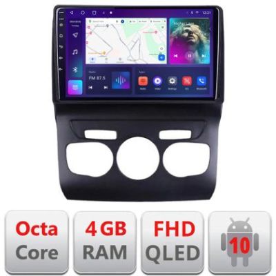 Navigatie Citroen C4 2011-2016 B-241 Android Ecran QLED octa core 4+64 carplay android auto KIT-241+EDT-E310V3