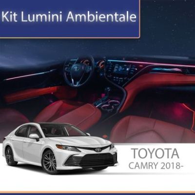 Lumini Ambientale NIGHTVIBE Toyota Camry 2018-2022 set complet control telefon sau sistem original