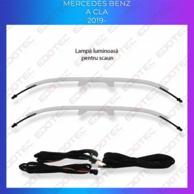 Lumini Ambientale NIGHTVIBE spatar scaune Mercedes B  GLB  GLA  W247 2019- control pe sistemul original sau telefon