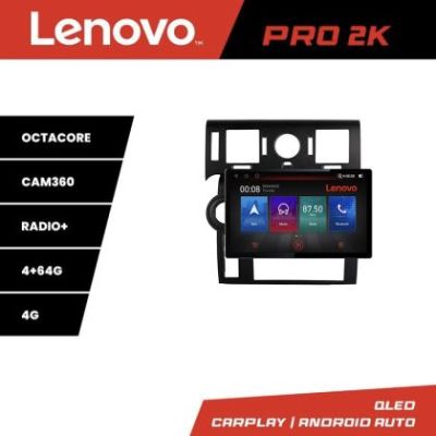 Navigatie dedicata Edonav Hummer H2 2002-2008  Lenovo PRO 4+64 13 inch 2K android 4G DSP gps internet  KIT-hummer2002