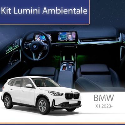 Lumini Ambientale NIGHTVIBE BMW X1 iX1 X2 iX2 2023-  buton schimbător iluminat control telefon sau sistem original
