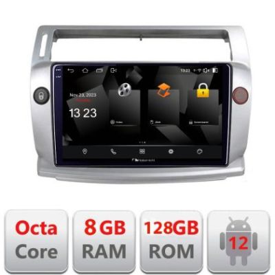 Navigatie Citroen C4 5960Pro-088 Android Octa Core Qualcomm 2K Qled 8+128 DTS DSP 360 4G Optical