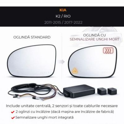 Senzor unghi mort Kia-6 2011-2015 Kia K2 2017-2022 Kia Rio — oglindă dedicată