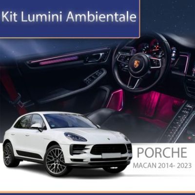 Lumini Ambientale NIGHTVIBE Porsche Macan 2014-2018 set complet control telefon sau sistem original