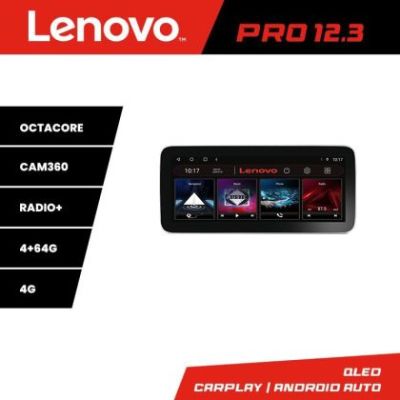 Navigatie Fiat 500L 2012-2017 K-500L Lenovo PRO 4+64 12.3 inch qled android 4G DSP gps internet  C
