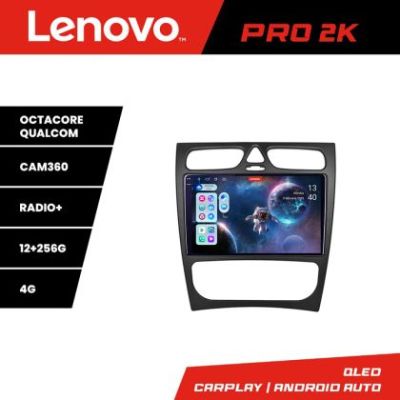 Navigatie Mercedes CLK facelift Android radio gps internet 8 core QLED 2K 12+256 360 Lenovo