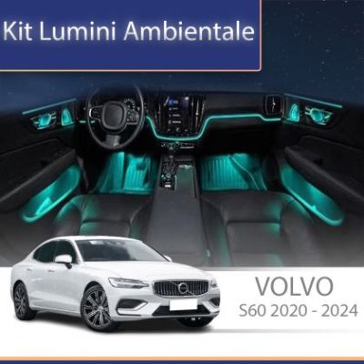 Lumini Ambientale NIGHTVIBE Volvo S60 2020-2022 set complet control telefon sau sistem original
