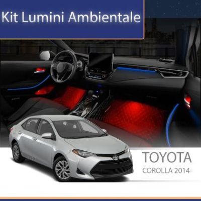 Lumini Ambientale NIGHTVIBE Toyota Corolla 2014- set complet  control telefon sau sistem original
