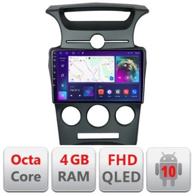 Navigatie Kia Carens 2006-2012 clima automata Android radio gps internet 4+64 carplay android auto KIT-carens-2006+EDT-E309v3