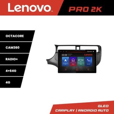 Navigatie Kia Rio 2011-2014 K-rio-11 Lenovo PRO 4+64 13 inch 2K android 4G DSP gps internet  C