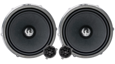 Kit de difuzoare pe 2 căi VW 7” (180 mm) cu filtre si cabluri plug & play 90W RMS/180W MAX 4Ohm Phoenix Gold ZDSW7CS v1