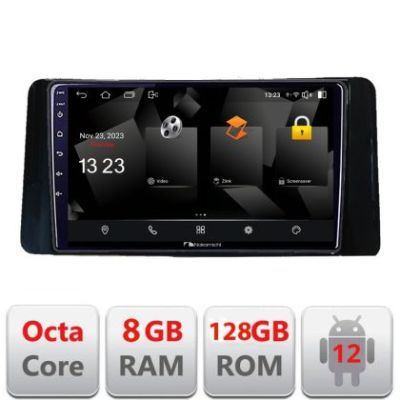 Navigatie Skoda Kamiq 2019- Android radio gps internet 8+128 carplay android auto