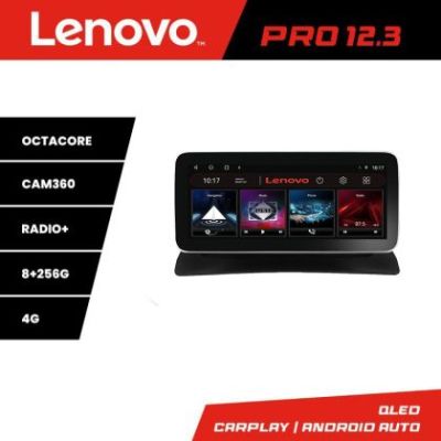 Navigatie Renault Kangoo Lenovo PRO 8+256 12.3 inch qled android 4G DSP gps internet  8Core