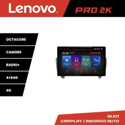Navigatie Mercedes ML W166 NTG4.5 K-W166 Lenovo PRO 4+64 13 inch 2K android 4G DSP gps internet