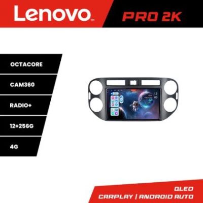 Navigatie VW TIGUAN si Golf Plus 2007-2011 8 core QLED 2K 12+256 360 Android Waze USB Navigatie Internet Youtube Radio Lenovo