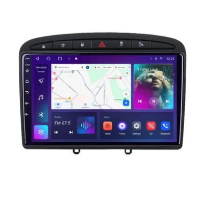 Navigatie Peugeot 308 B-038 Android Ecran QLED octa core 4+64 carplay android auto KIT-038+EDT-E309V3