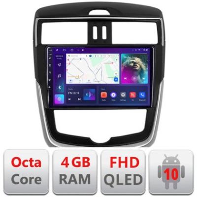 Navigatie Nissan Pulsar 2014-2018 Android radio gps internet 4+64 carplay android auto KIT-pulsar+EDT-E309v3