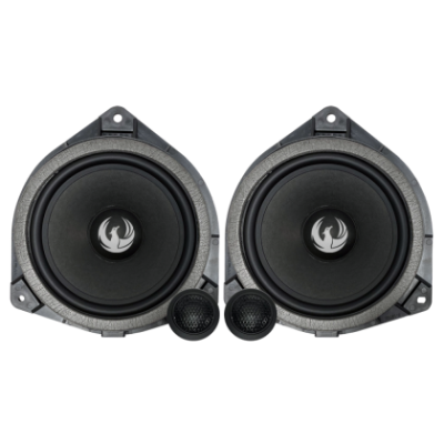 Kit de difuzoare TOYOTA pe 2 căi 6,5” (165 mm) cu filtre și cabluri plug & play 90W RMS/180W MAX 4Ohm Phoenix Gold ZDST6CS v3