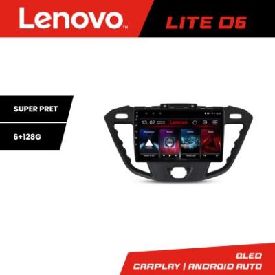 Navigatie Ford Transit Lenovo Kit-845 8 core 6+128 GB Android Waze USB Navigatie Internet Youtube Radio