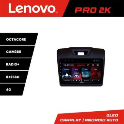 Navigatie Isuzu D-Max  Lenovo Kit-2234 8 core QLED 2K 8+256 360 Android Waze USB Navigatie Internet Youtube Radio