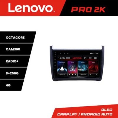Navigatie VW Polo 2014- Lenovo Kit-655 8 core QLED 2K 8+256 360 Android Waze USB Navigatie Internet Youtube Radio