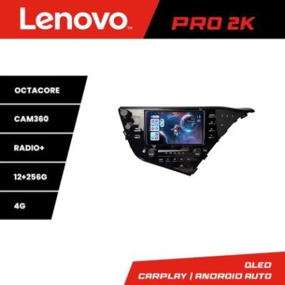 Navigatie Toyota Camry 2017-2021 V2 Android radio gps internet 8 core QLED 2K 12+256 360 Lenovo